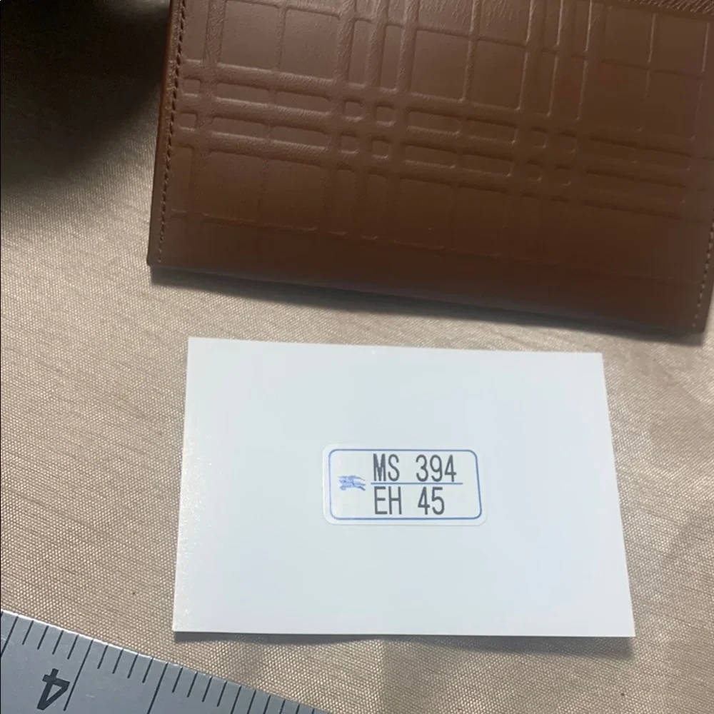 Burberry Brown Leather Wallet